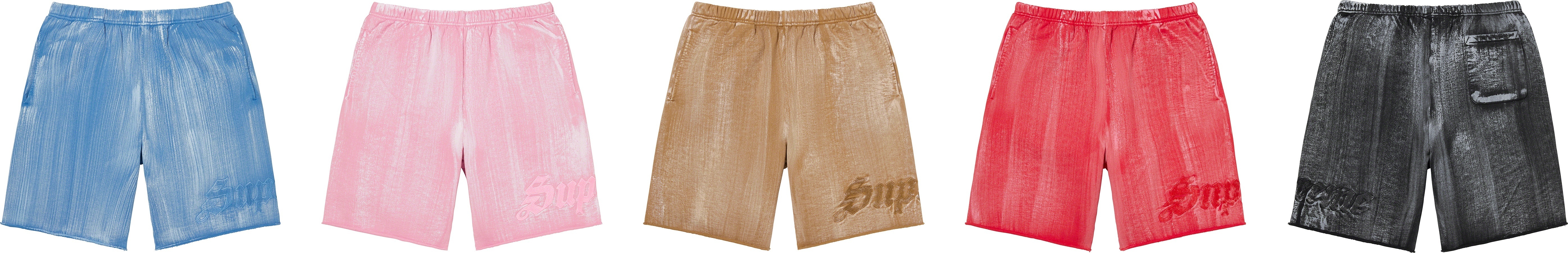 Brush Stroke Sweatshort